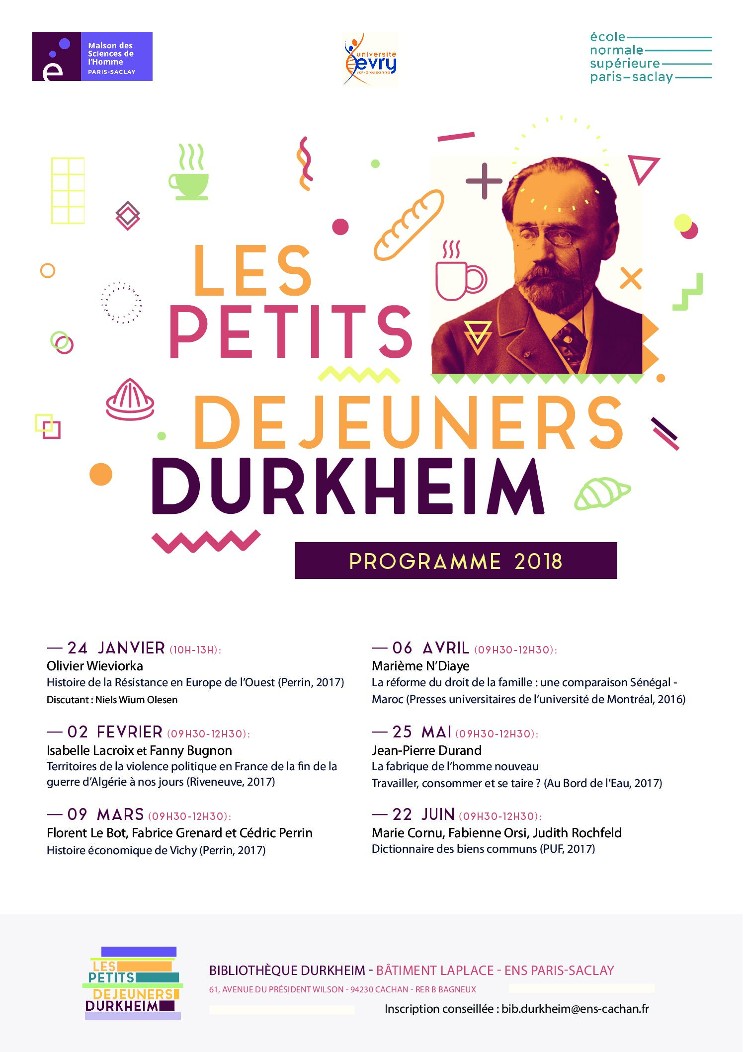 Les Petits Déjeuners Durkheim 2018
