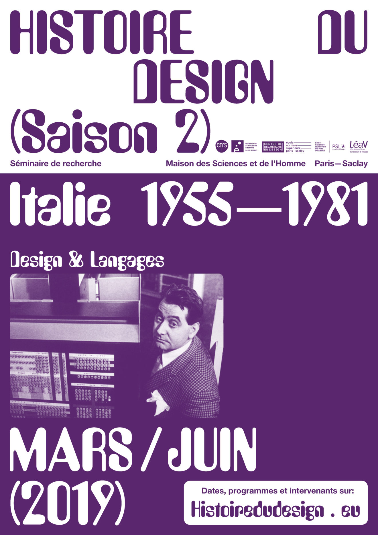 Séminaire Histoire du Design - 24/5/2019