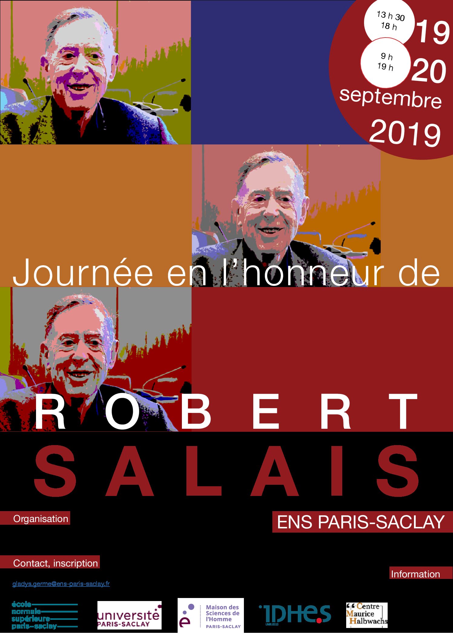 Journée en l’honneur de Robert Salais - 19 & 20/9/2019