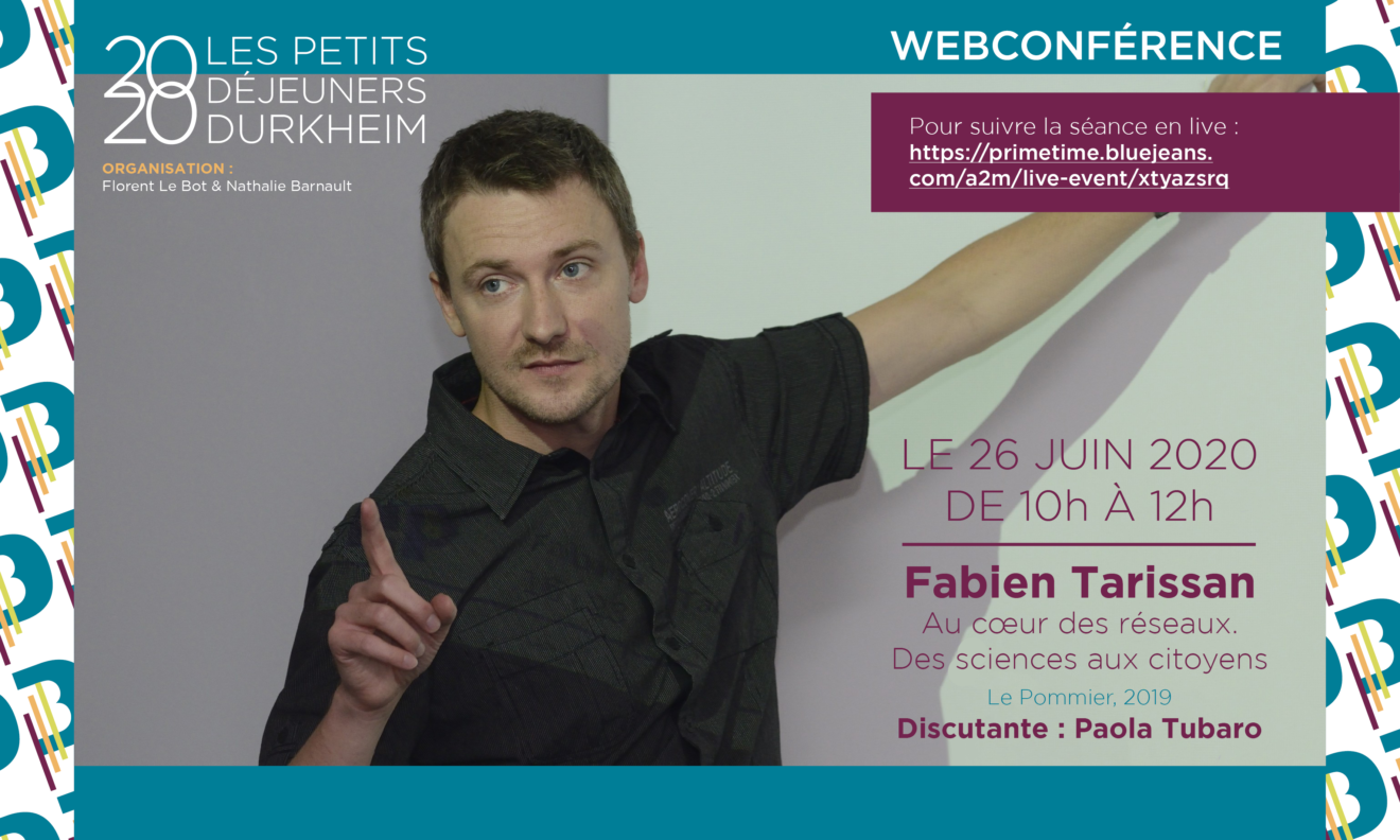 WebConférence Petits Déjeuners Durkheim - Fabien Tarissan - 26/06/2020