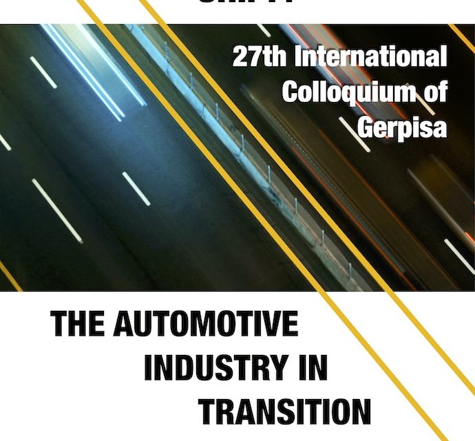 27th International Colloquium of Gerpisa