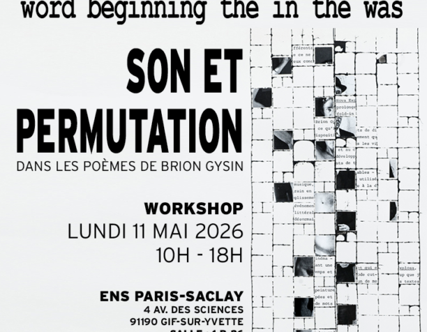 Son et permutation dans les poèmes de Brion Gysin Son et permutation dans les poèmes de Brion Gysin